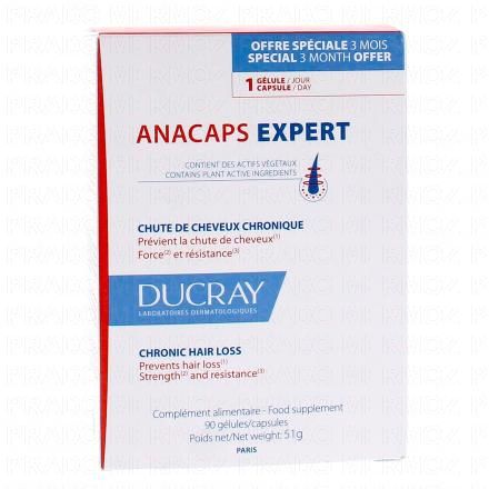 DUCRAY Anacaps Expert - Chute de cheveux chronique (90 gélules)
