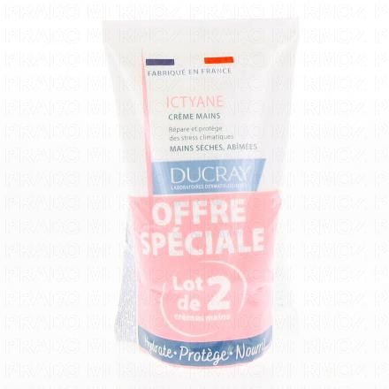 DUCRAY Ictyane crème émolliente nutritive (lot de 2 tubes 50ml)