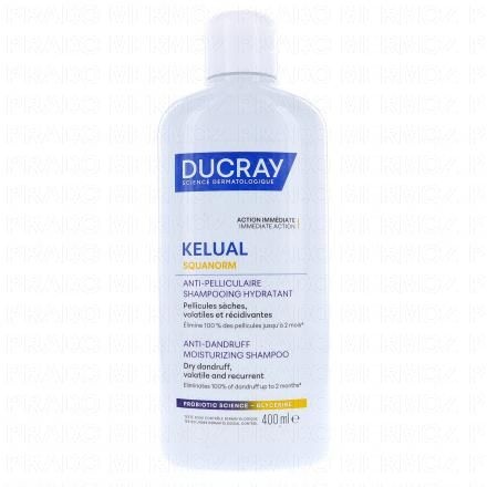 DUCRAY Kelual Squanorm - Shampooing Traitant Pellicules Sèches 400ml