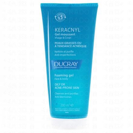 DUCRAY Keracnyl - Gel moussant visage et corps (200ml)