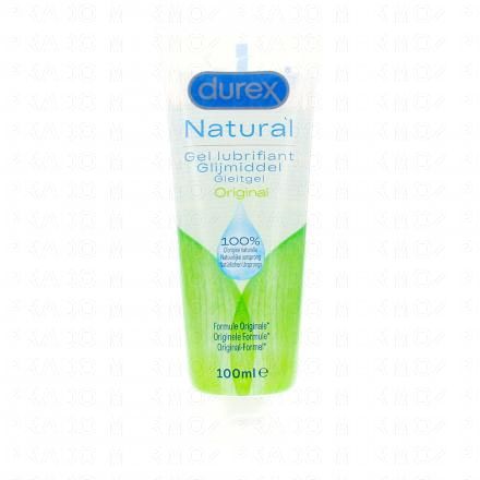 DUREX Lubrifiant Gel Naturel - 100% Origine Naturelle - Lubrifiant 100 ml