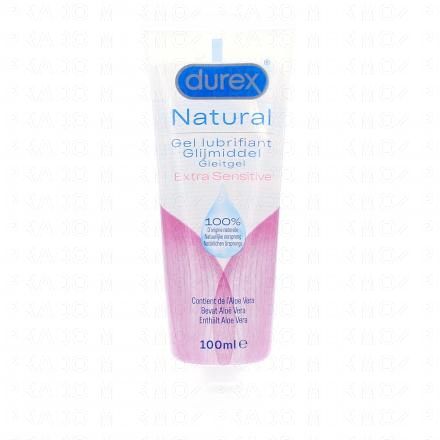 DUREX Natural Gel Lubrifiant Extra Sensitive 100 ml - 100% Origine Naturelle - Lubrifiant 100 ml