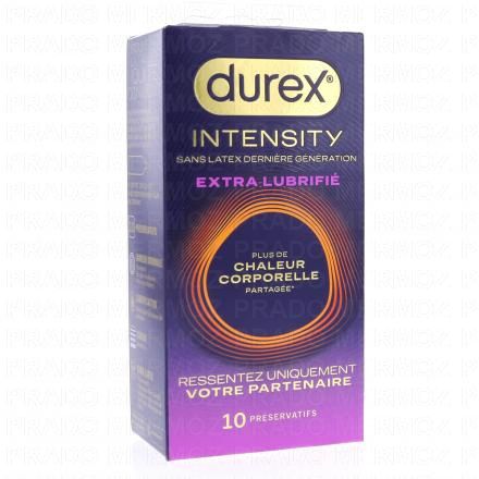 DUREX Intensity Extra Lubrifié 10 préservatifs