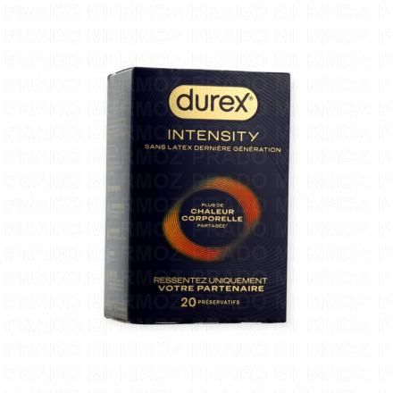 Intensity - Préservatifs Sans Latex Chaleur Corporelle boite de 20