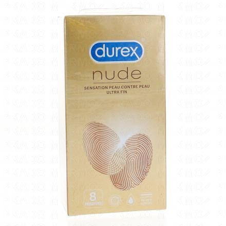 DUREX Nude - Sensation Peau Contre Peau Ultra fin (x8)