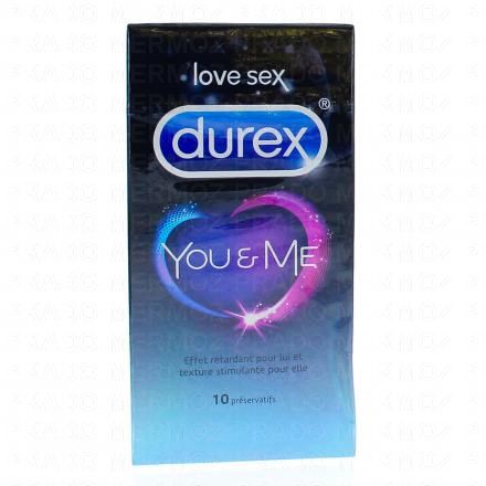 DUREX Préservatifs You & Me - Boite De 10 Préservatifs