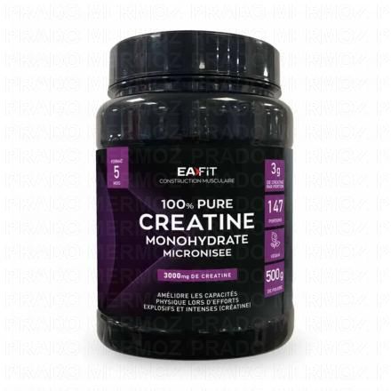 EAFIT 100% Pure Creatine Format 5 Mois Goût neutre 500g