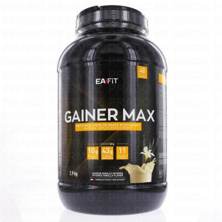 EAFIT Gainer max vanille intense boîte 2,9kg