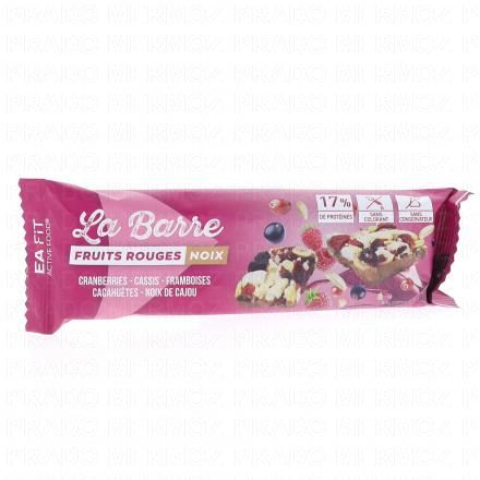 EAFIT La Barre Protéinée Fruits Rouges et Noix 40g