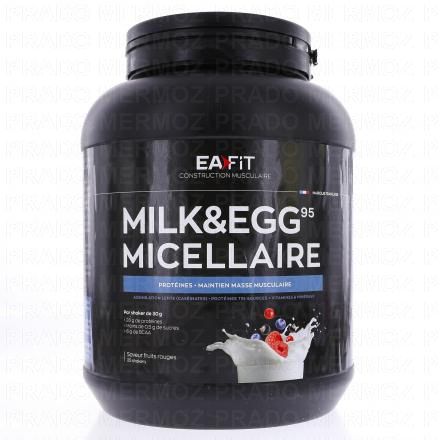 EAFIT Milk & Egg 95 micellaire saveur fruits rouges pot de 750 gr