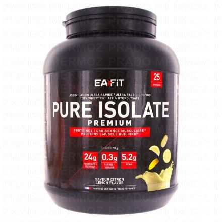 EAFIT Pure isolate premium citron pot de 750 gr