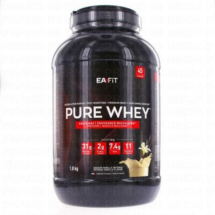 EAFIT Pure whey vanille intense 1.8kg