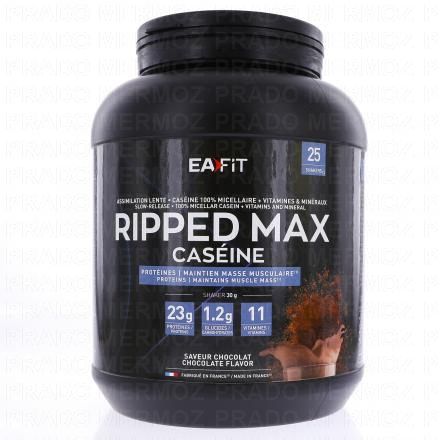 EAFIT Ripped max caséine chocolat pot 750g