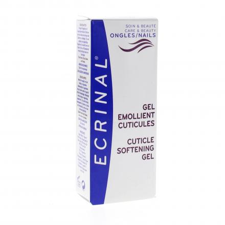 ECRINAL Gel émollient cuticules tube 10ml + bâtonnet repousse cuticules