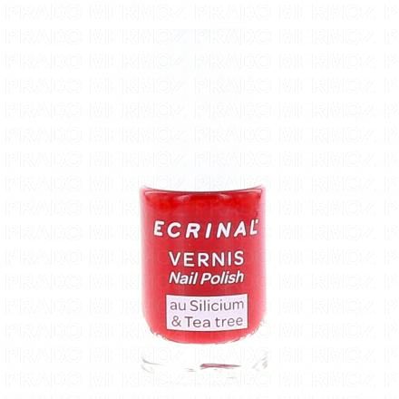 ECRINAL Vernis Silicium + Tea Tree 5 ml (rouge passion)