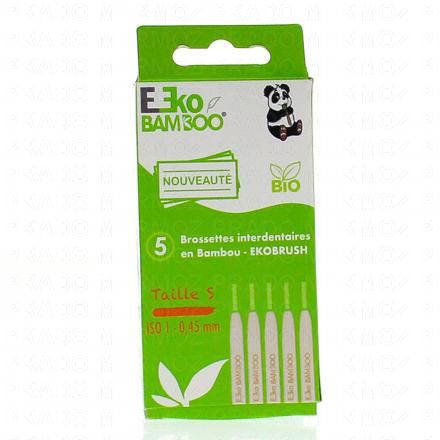 EKO BAMBOO Brossettes interdentaires en bambou (taille s 0.45mm)