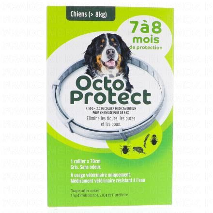 ELANCO Octo Protect Collier Antiparasitaire Chien (+ 8 kilos)