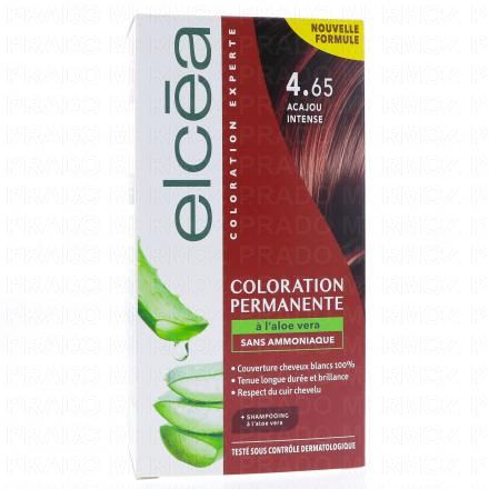 ELCEA Coloration permanente à l'aloé vera Acajou intense 4.65