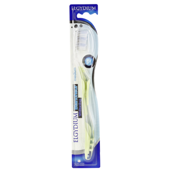 ELGYDIUM Brosse à dents blancheur medium