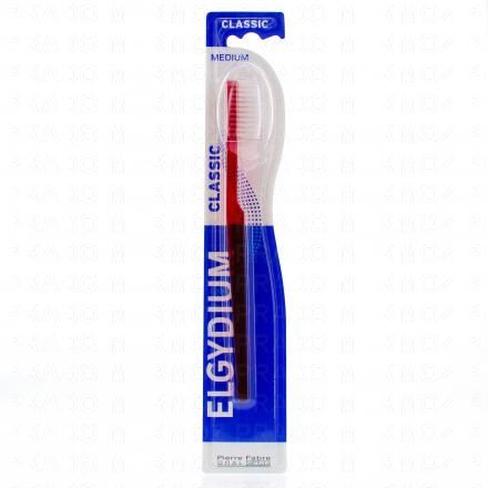 ELGYDIUM Brosse a dents classique medium grande tête