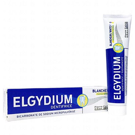 ELGYDIUM Dentifrice blancheur goût citron