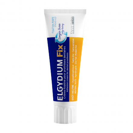 ELGYDIUM FIX Crème fixative prothèse dentaire forte 45g