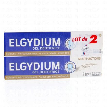 ELGYDIUM Gel dentifrice Multi-actions (lot de 2)