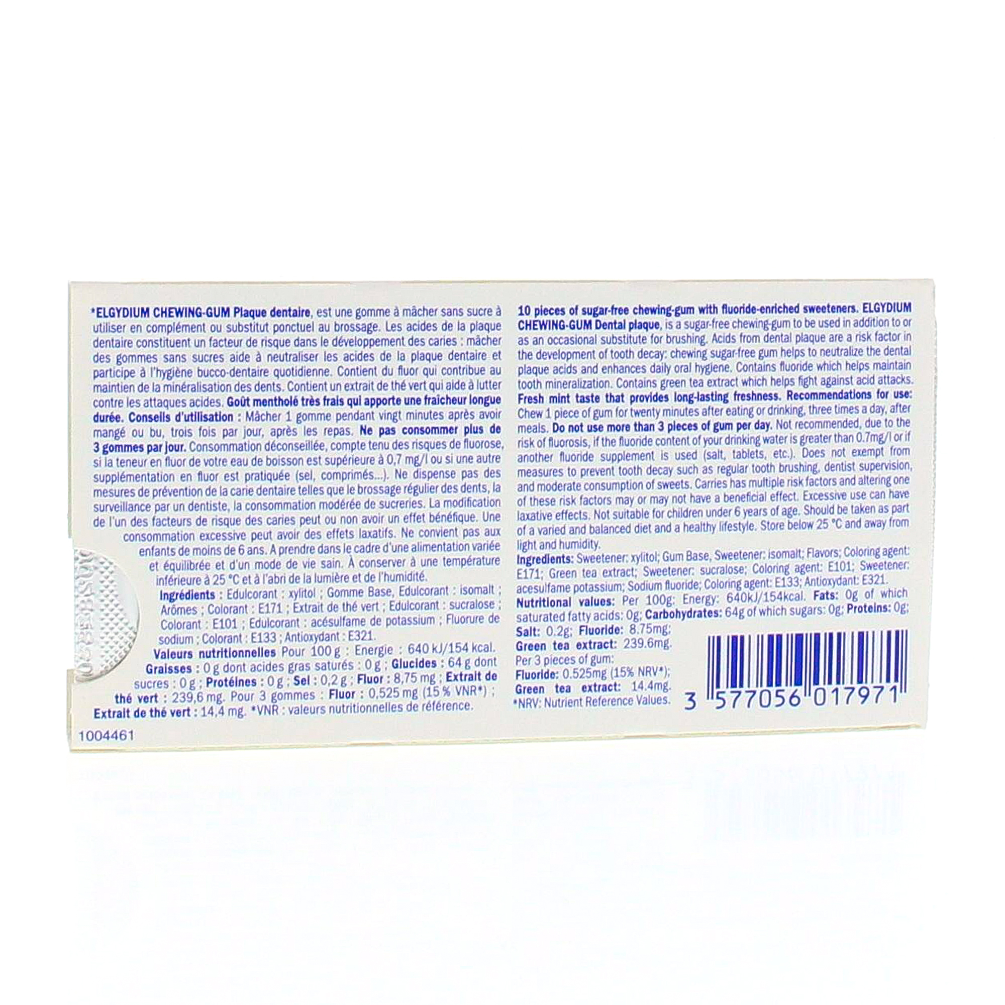 Elgydium Gommes A Macher Sans Sucre Au Fluor Et The Vert Gomme X 10 Parapharmacie En Ligne Prado Mermoz