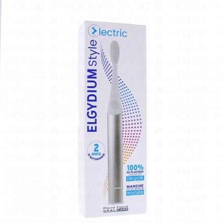 ELGYDIUM Style Electric – Brosse à dents électrique (argent)