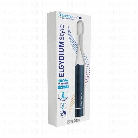 ELGYDIUM Style Electric - Brosse à dents électrique rechargeable (dark denim)