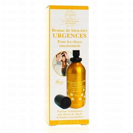 ELIXIRS & CO "Les fleurs de Bach authentiques" Brume de bien-être Urgences flacon vaporisateur 30 ml