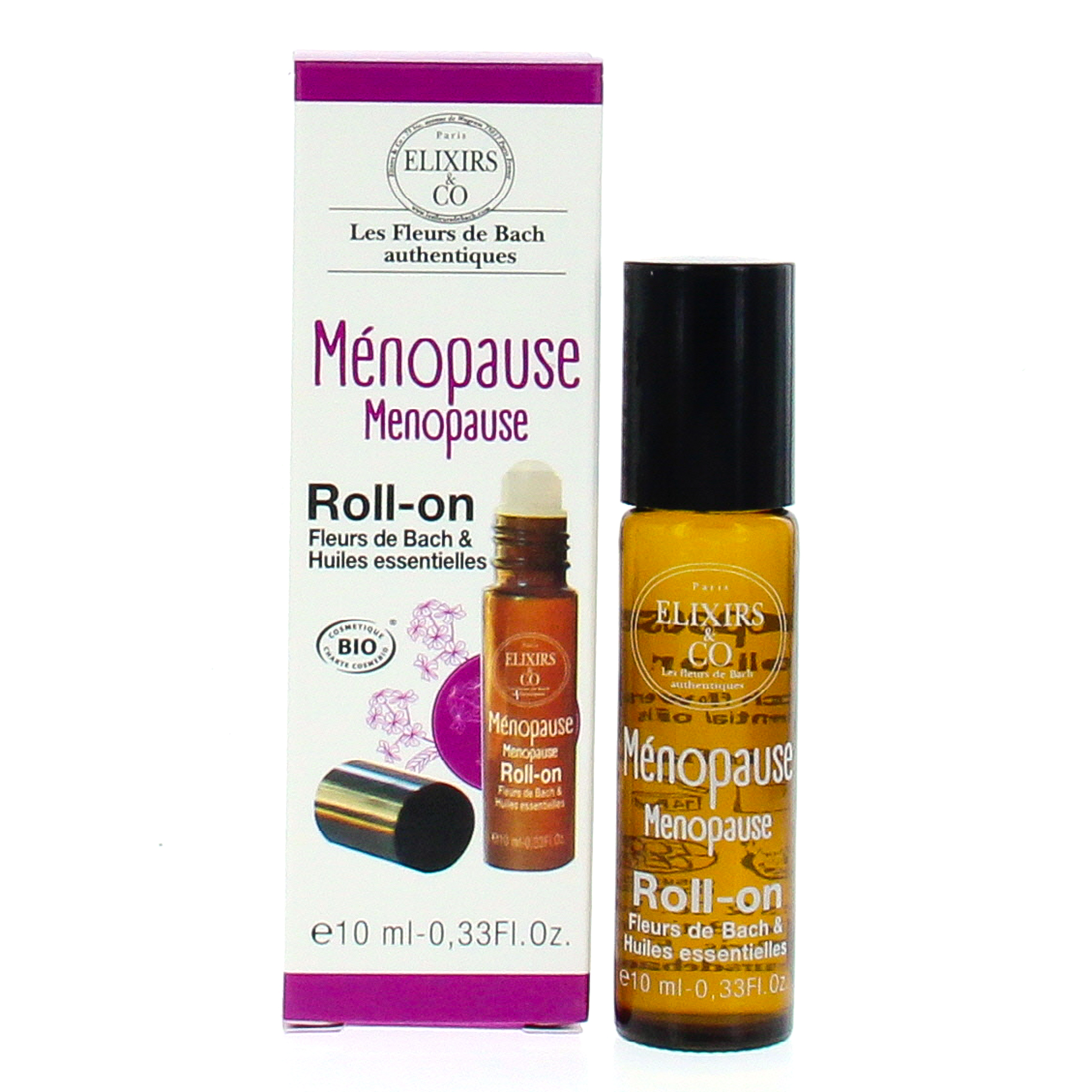 ELIXIRS & CO Les fleurs de Bach authentiques Ménopause bio roll-on 10