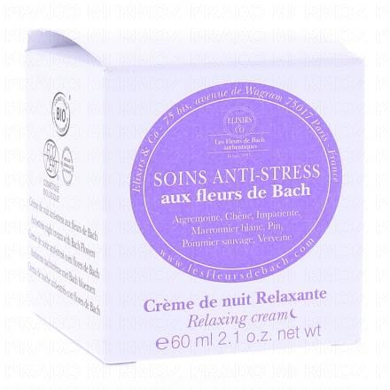 ELIXIRS & CO Crème de nuit anti-stress 60ml