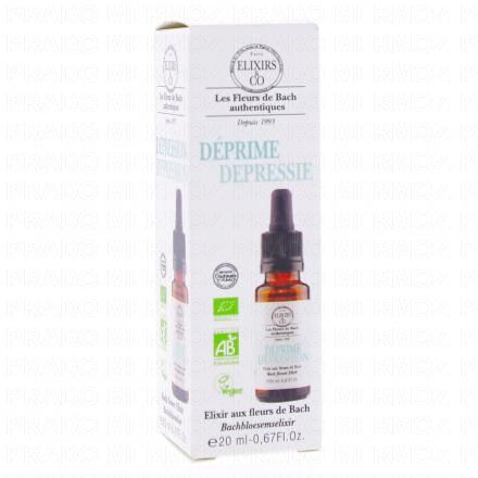 ELIXIRS & CO Fleur de Bach composition déprime bio 20ml