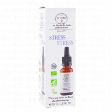 ELIXIRS & CO Fleur de Bach composition stress bio 20ml