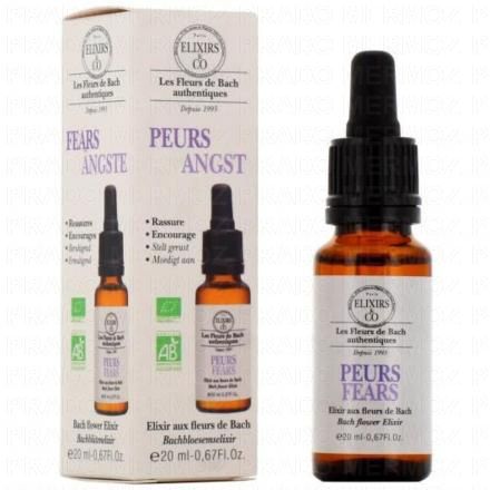 ELIXIRS & CO Fleur de bach Peurs bio 20ml