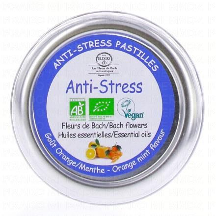 ELIXIRS & CO Fleurs de Bach authentiques Anti-stress pastilles 45g