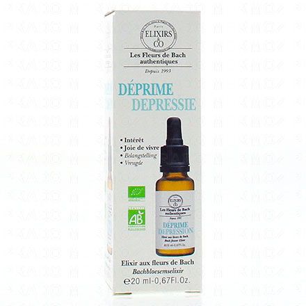 ELIXIRS & CO Les Fleurs de Bach authentiques Déprime/dépression flacon 20ml