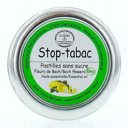 ELIXIRS & CO "Les fleurs de Bach authentiques"  Stop-tabac pastilles x 45 