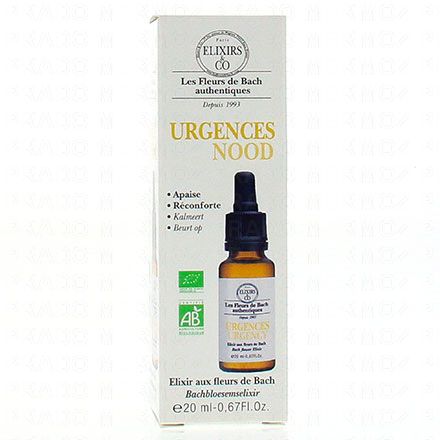 ELIXIRS & CO Les fleurs de Bach Urgences flacon 20ml