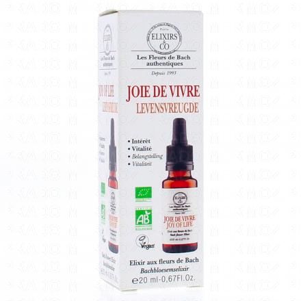 ELIXIRS & CO Les fleurs de Bach authentiques - Joie de vivre 20ml