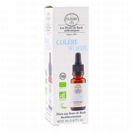 ELIXIRS & CO Les fleurs de bach Colère Flacon 20ml