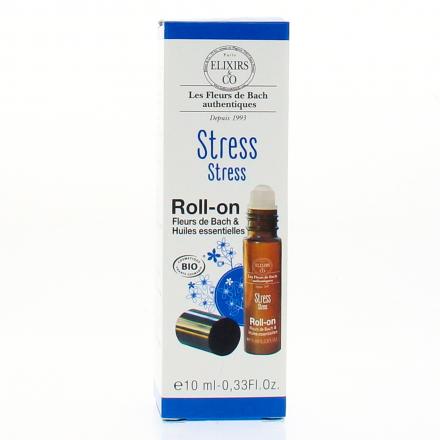 ELIXIRS & CO Les fleurs de bach authentiques Stress BIO roll-on 10 ml