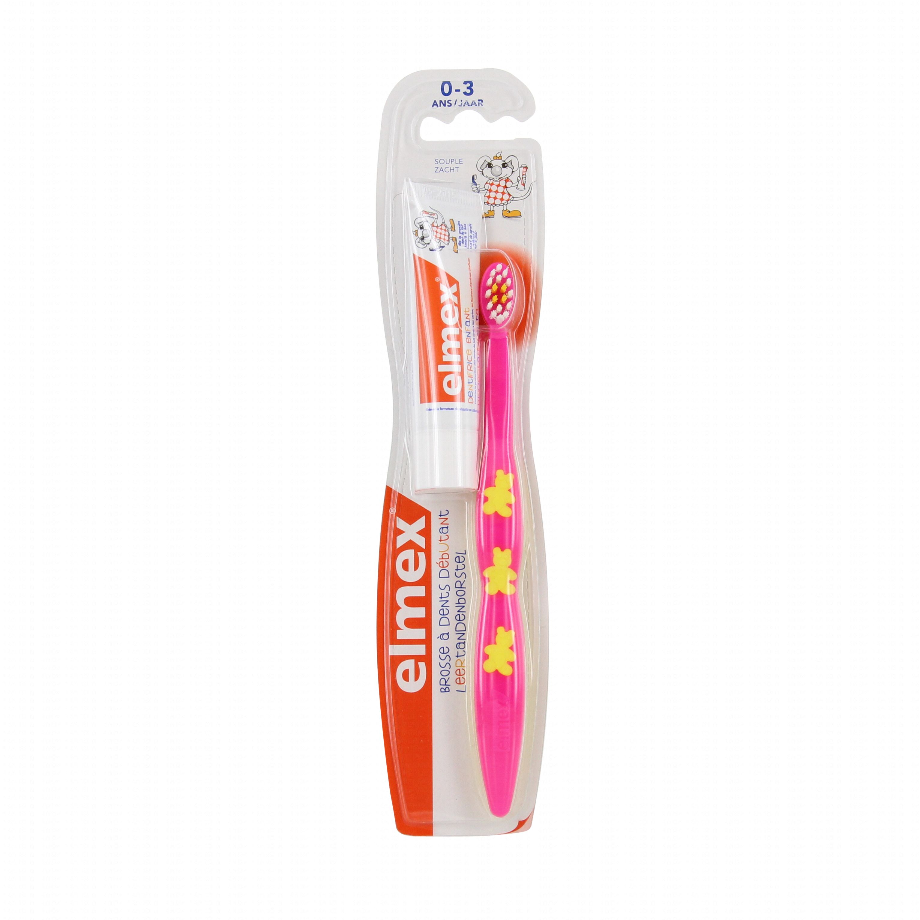 Elmex Brosse A Dents Souple Debutants 0 A 3 Ans Parapharmacie En Ligne Prado Mermoz