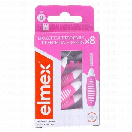 ELMEX Brossette Interdentaire (taille 0 0.6mm, 8 unités)