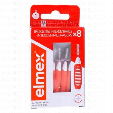 ELMEX Brossette Interdentaire (taille 1 0.7mm, 8 unités)