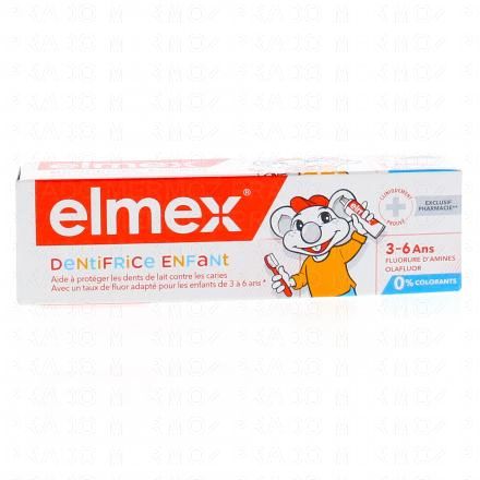 ELMEX Dentifrice Enfant 3-6ans (tube 50ml)