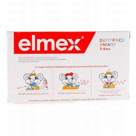 ELMEX Dentifrice Enfant 3-6ans (lot de 2 * 50ml)
