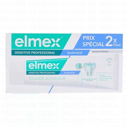 ELMEX Sensitive professional blancheur (lot de 2 tubes de 75 ml)