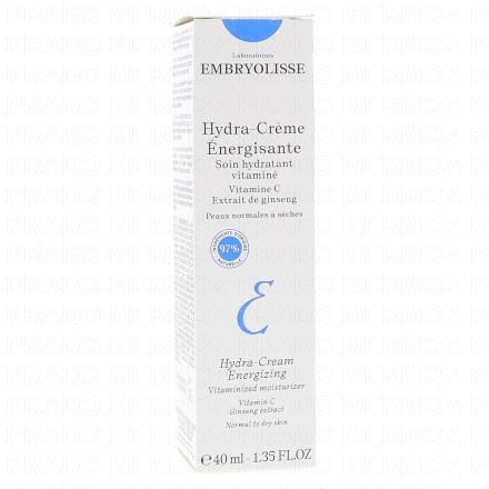 EMBRYOLISSE Hydra-Crème Énergisante 40ml